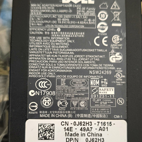 Dell 90w netzteil 19 - 90w, 19,5v